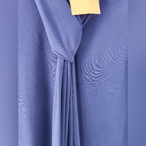 NWT Blue Prospect Boulevard sleeveless top with tie neck details size XL - Picture 3 of 4